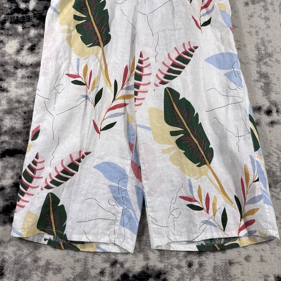 Cynthia Rowley Pants Womens Size Extra Large Wide Leg Woven Linen Hippie - Picture 4 of 15